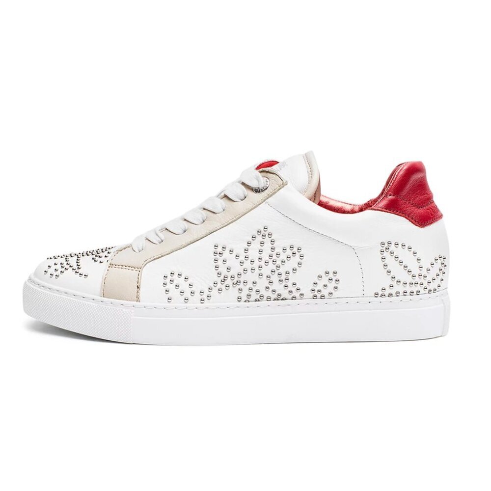 Zadig & Voltaire Zv1747 Studded Leather Sneakers